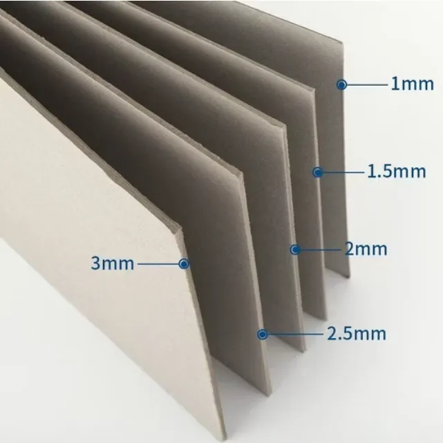 Graue hintere Seitensteifigkeit 1.5mm Graupappe-zwei für gebundenen Bucheinband 8,5" x 11"