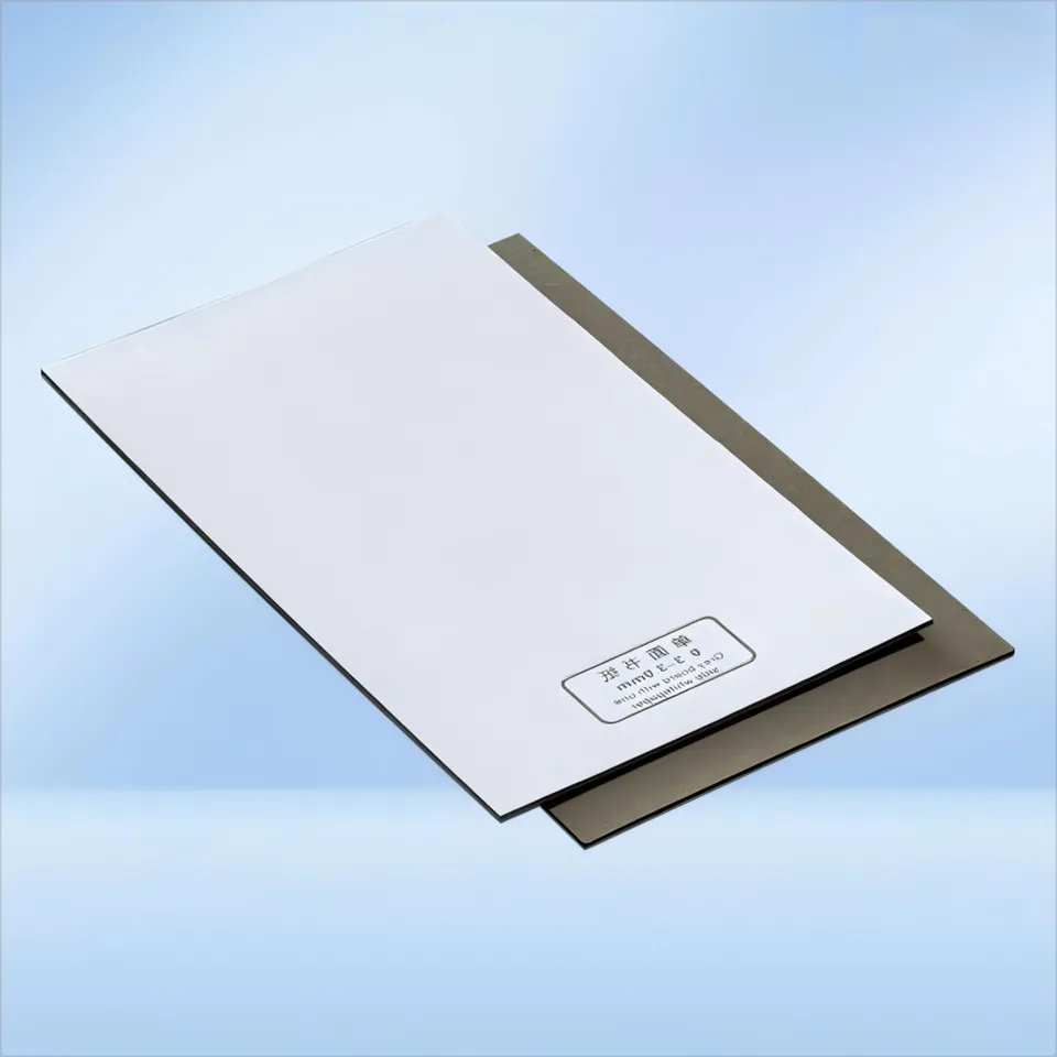 Duplexplatine Weiß zurück grau Rücken 3 mm 2mm 1mm