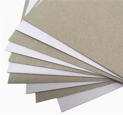 200 GSM -Duplexplatine mit grauem Rücken