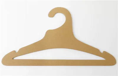 Kleiderbügel aus FSC-Papier für Kleidung, Kleiderbügel für den Verkauf von Kleidung, Kleiderbügel aus Pappe, umweltfreundliche Kleiderbügel aus Kartonpapier für Erwachsene, Elfenbeinkarton-FBB-Papier