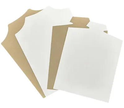 Kleidungsstück T-Hemdfutter Stoff Verpackung Pappe Hemdformbrett Papierformdruck Hochwertiger weißer Duplexkarton mit grauer Rückseite