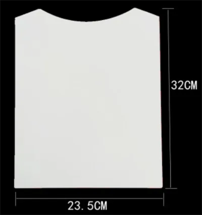 T-T-Shirts, Hemden, knitterfrei, gefaltete Kleidung, Whiteboard-Papier, individuell gestaltetes Whiteboard-Papier, Kleidungsverpackungen, weiße Duplexplatte mit Pappe und grauer Rückseite